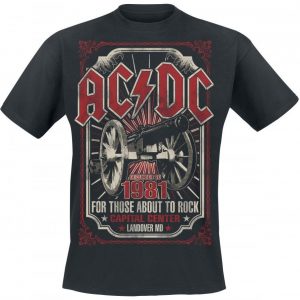 Ac/Dc About To Rock 1981 T-paita
