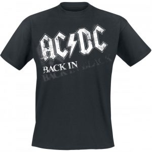 Ac/Dc Back In Black Bar Tab T-paita