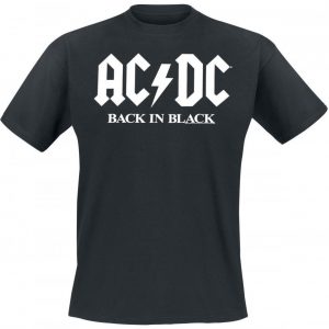 Ac/Dc Back In Black Tour 2016 T-paita