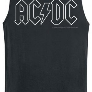 Ac/Dc Black Logo Tank-Toppi