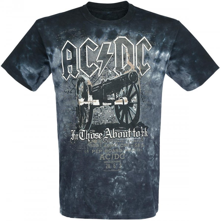 Ac/Dc For Those About To Rock Cannon T-paita
