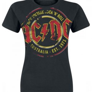 Ac/Dc High Voltage Australia Est. 1973 Vintage T-paita