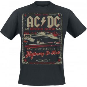 Ac/Dc Highway To Hell Speed Shop T-paita