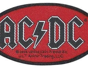 Ac/Dc Logo Kangasmerkki 100% Polyesteria