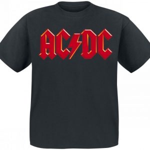 Ac/Dc Red Logo T-paita