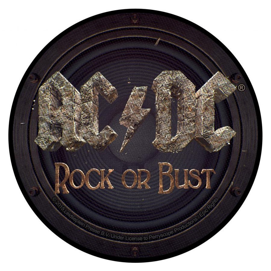 Ac/Dc Rock Or Bust Kangasmerkki 100% Polyesteria