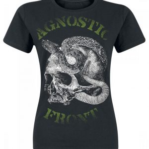 Agnostic Front Snake Skull Naisten T-paita