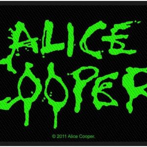 Alice Cooper Logo Kangasmerkki 100% Polyesteria