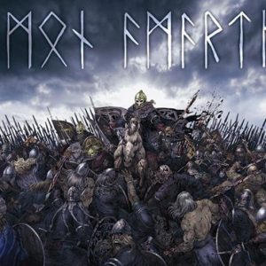 Amon Amarth Battlefield Seinälippu 100% Polyesteria