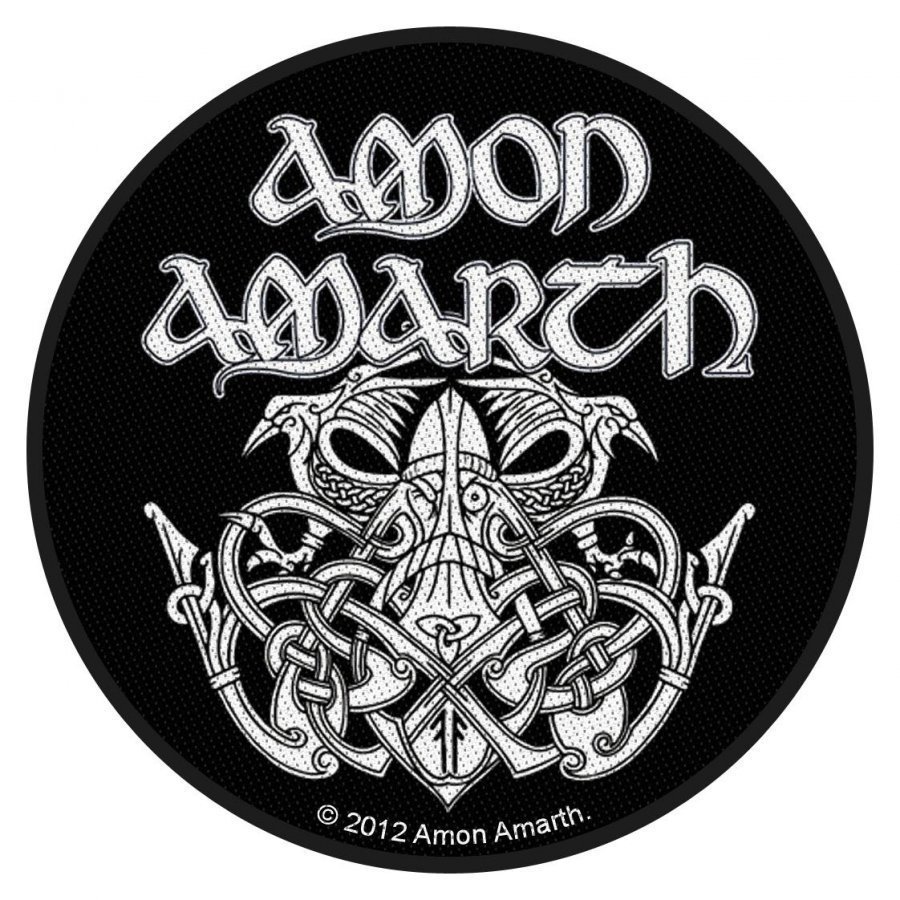 Amon Amarth Odin Kangasmerkki 100% Polyesteria