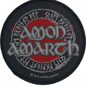 Amon Amarth Runes Kangasmerkki 100% Polyesteria