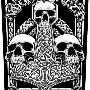 Amon Amarth Three Skulls Selkälippu 100% Polyesteria