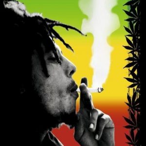 Bob Marley Herb Seinälippu 100% Polyesteria