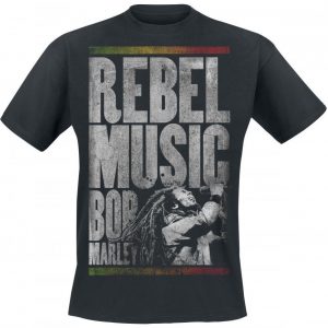 Bob Marley Rebel Music T-paita