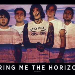 Bring Me The Horizon Press Shot Seinälippu 100% Polyesteria