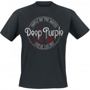 Deep Purple Fire In The Black Sky T-paita