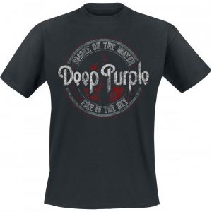 Deep Purple Fire In The Black Sky T-paita