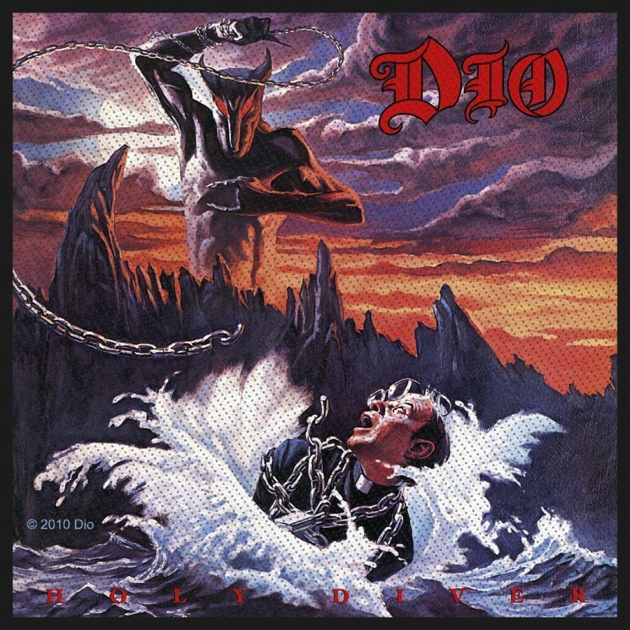 Dio Holy Diver Kangasmerkki 100% Polyesteria