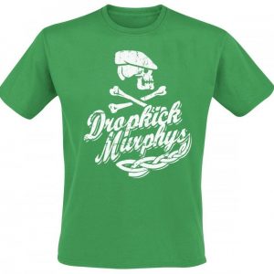 Dropkick Murphys Scally Skull Ship T-paita