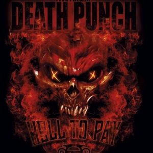 Five Finger Death Punch Hell To Pay Seinälippu 100% Polyesteria