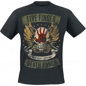 Five Finger Death Punch Locked & Loaded T-paita