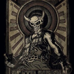 Five Finger Death Punch Mercenary Seinälippu 100% Polyesteria