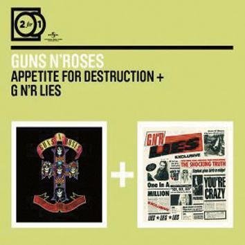 Guns N' Roses 2 For 1: Appetite For Destruction / Lies CD