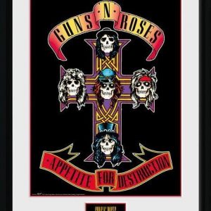 Guns N' Roses Appetite Kehystetty Kuva Monivärinen