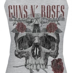 Guns N' Roses Flower Skull Naisten Toppi