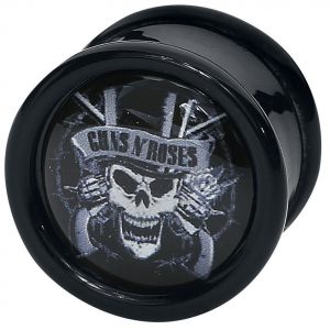 Guns N' Roses Top Hat Skull Plugi