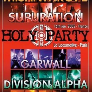 Holy Party Live / Misanthrope Supuration Garwall Division Alpha Trepalium DVD