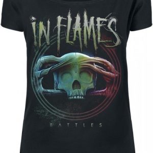 In Flames Battles Badge T-paita