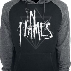 In Flames Scratch Logo Jesterhead Huppari