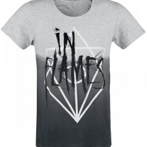 In Flames Scratch Logo Jesterhead T-paita