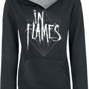 In Flames Scratch Logo Naisten Huppari