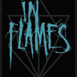 In Flames Scratched Logo Kangasmerkki 100% Polyesteria