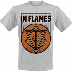 In Flames Vintage Circle Filled T-paita