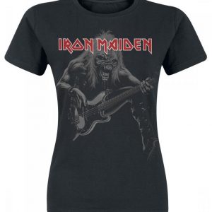 Iron Maiden Eddie Bass Naisten T-paita