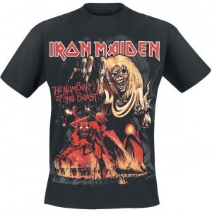 Iron Maiden Number Of The Beast Graphic T-paita