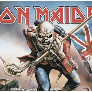 Iron Maiden Trooper Aamiaislauta Melamiinia / Litteää Laminaattia