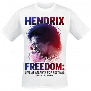Jimi Hendrix Atlanta Pop Splatter T-paita