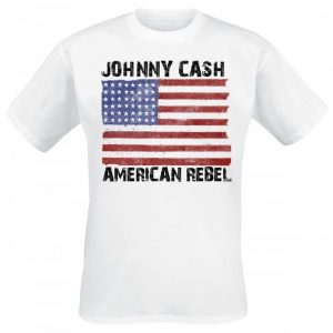 Johnny Cash American Rebel T-paita