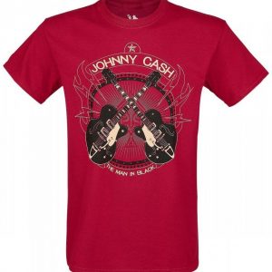 Johnny Cash Cross Guitars T-paita