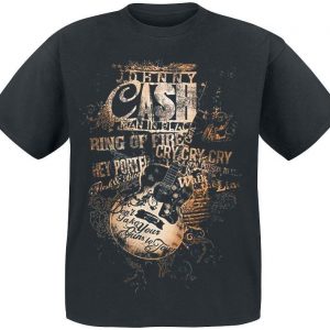 Johnny Cash Lyrics T-paita
