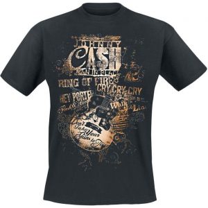 Johnny Cash Lyrics T-paita