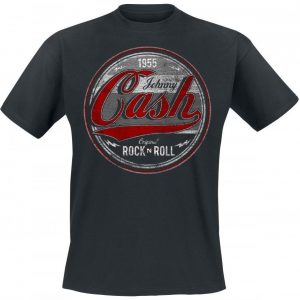 Johnny Cash Original Rock N Roll Red/Grey T-paita