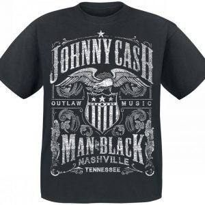 Johnny Cash Outlaw Music T-paita