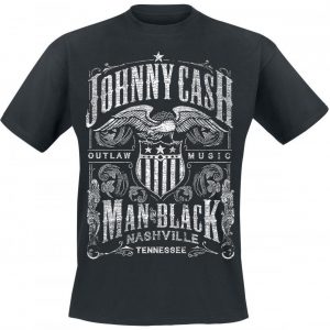 Johnny Cash Outlaw Music T-paita