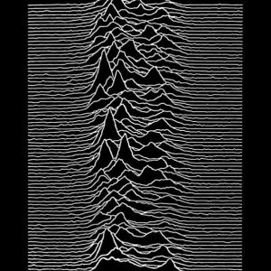 Joy Division Unknown Pleasures Juliste Musta-Valkoinen