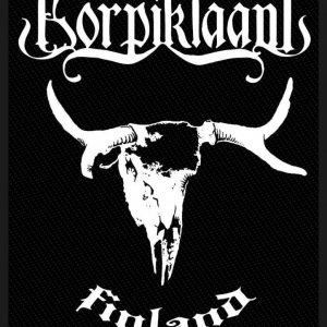 Korpiklaani Finland Kangasmerkki 100% Polyesteria